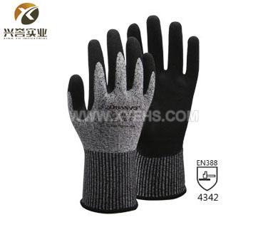 興譽(yù)NX330丁腈磨砂防切割手套